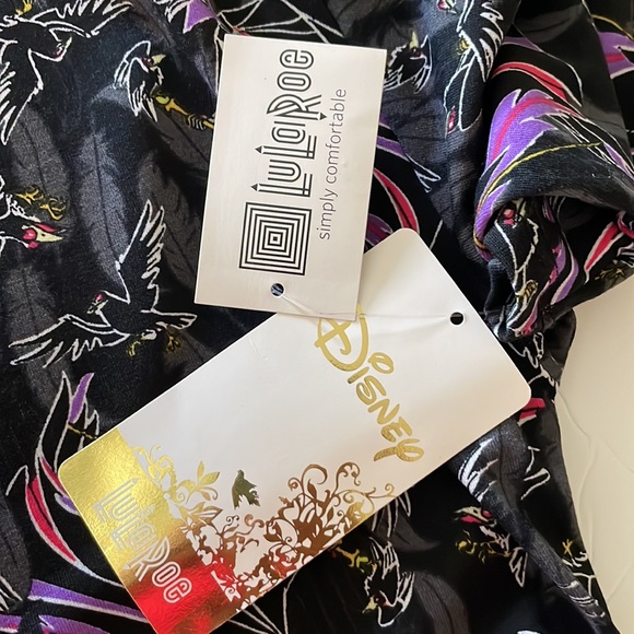 LuLaRoe Disney Maleficant Tunic Top Size Small - Picture 5 of 8